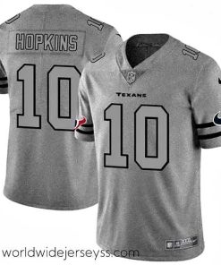 Superbly made Nike Texans 10 DeAndre Hopkins 2019 Gray Gridiron Gray Vapor Untouchable Limited Jersey