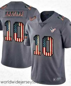 Finely crafted Nike Texans 10 DeAndre Hopkins 2019 Salute To Service USA Flag Fashion Limited Jersey