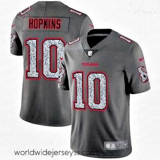 Superbly made Nike Texans 10 DeAndre Hopkins Gray Camo Vapor Untouchable Limited Jersey