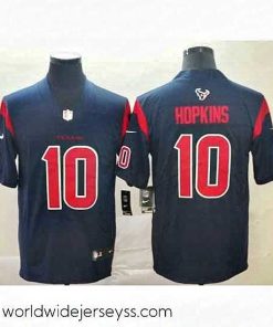 Marvelously styled Nike Texans 10 DeAndre Hopkins Navy New 2019 Color Rush Limited Jersey