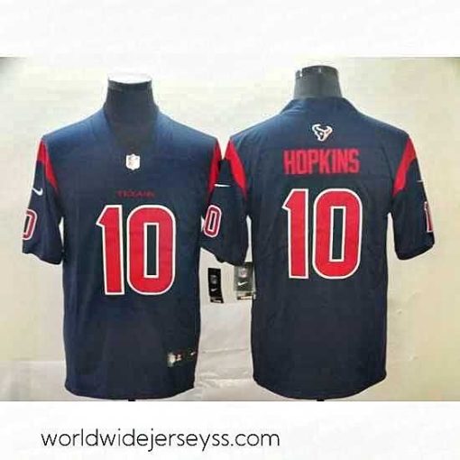 Marvelously styled Nike Texans 10 DeAndre Hopkins Navy New 2019 Color Rush Limited Jersey