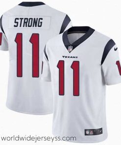 Marvelously styled Nike Texans #11 Jaelen Strong White Mens Stitched NFL Vapor Untouchable Limited Jersey