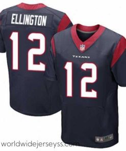 Finely crafted Nike Texans #12 Bruce Ellington Navy Blue Team Color Mens Stitched NFL Elite Jersey