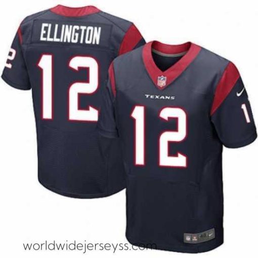 Finely crafted Nike Texans #12 Bruce Ellington Navy Blue Team Color Mens Stitched NFL Elite Jersey