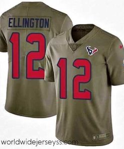 Exceptionally fashioned Nike Texans #12 Bruce Ellington Olive Mens Stitched NFL Limited 2017 Salute To Service Jersey