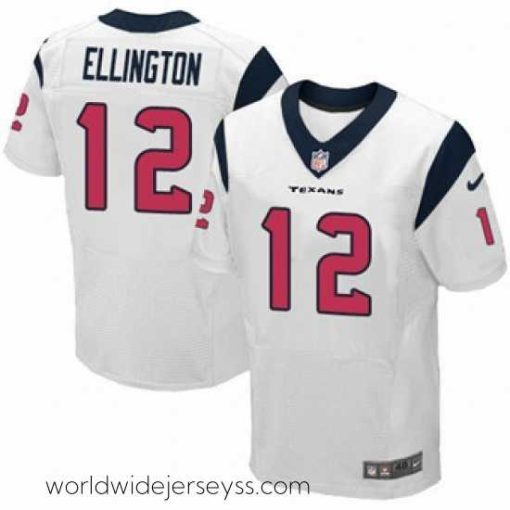 Superbly made Nike Texans #12 Bruce Ellington White Mens Stitched NFL Elite Jersey