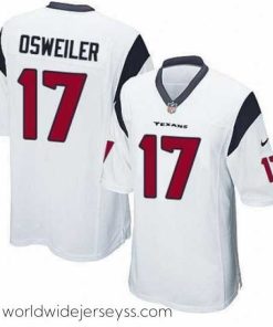 Marvelously styled Nike Texans #17 Brock Osweiler White Stitched NFL Elite Jersey