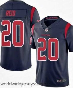 Exquisitely designed Nike Texans #20 Justin Reid Navy Blue Mens Stitched NFL Limited Rush Jersey