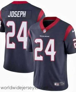 Exceptionally fashioned Nike Texans 24 Johnathan Joseph Navy Vapor Untouchable Limited Jersey
