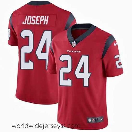Exquisitely designed Nike Texans #24 Johnathan Joseph Red Alternate Mens Stitched NFL Vapor Untouchable Limited Jersey