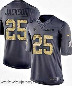 Superbly made Nike Texans #25 Kareem Jackson Black Mens Stitched NFL Limited 2016 Salute to Service Jersey