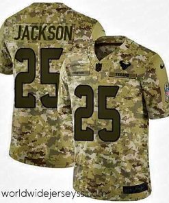 Finely crafted Nike Texans #25 Kareem Jackson Camo Mens Stitched NFL Limited 2018 Salute To Service Jersey