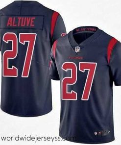 Exceptionally fashioned Nike Texans #27 Jose Altuve Navy Blue Mens Stitched NFL Limited Rush Jersey