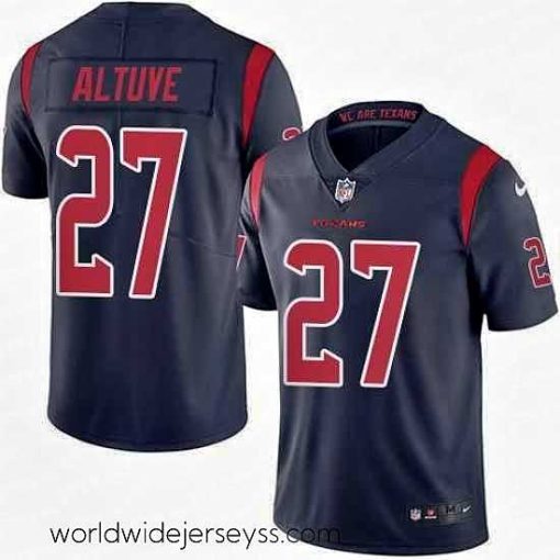 Exceptionally fashioned Nike Texans #27 Jose Altuve Navy Blue Mens Stitched NFL Limited Rush Jersey