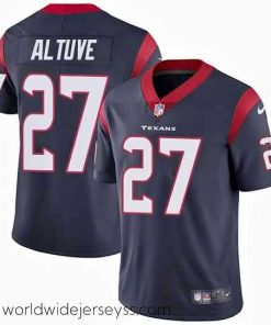 Exceptionally fashioned Nike Texans #27 Jose Altuve Navy Blue Team Color Mens Stitched NFL Vapor Untouchable Limited Jersey