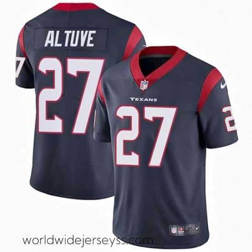 Exceptionally fashioned Nike Texans #27 Jose Altuve Navy Blue Team Color Mens Stitched NFL Vapor Untouchable Limited Jersey