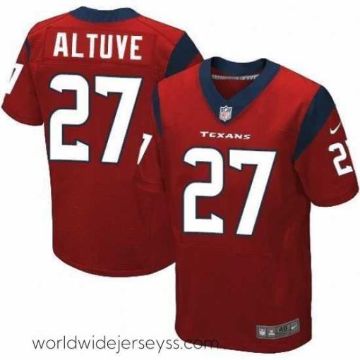 Finely crafted Nike Texans #27 Jose Altuve Red Alternate Mens Stitched NFL Elite Jersey