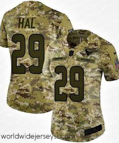 Exceptionally fashioned Nike Texans #29 Andre Hal Camo Stitched NFL Limited 2018 Salute to Service Jersey