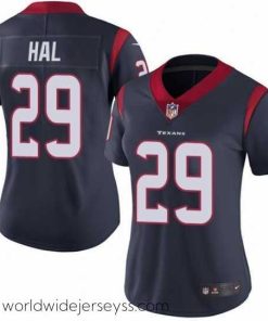 Exceptionally fashioned Nike Texans #29 Andre Hal Navy Blue Team Color Womens Stitched NFL Vapor Untouchable Limited Jersey