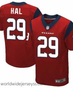 Marvelously styled Nike Texans #29 Andre Hal Red Alternate Mens Stitched NFL Elite Jersey