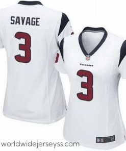 Marvelously styled Nike Texans #3 Tom Savage White Womens Stitched NFL Elite Jersey