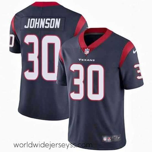 Finely crafted Nike Texans #30 Kevin Johnson Navy Blue Team Color Mens Stitched NFL Vapor Untouchable Limited Jersey