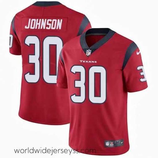Exceptionally fashioned Nike Texans #30 Kevin Johnson Red Alternate Mens Stitched NFL Vapor Untouchable Limited Jersey