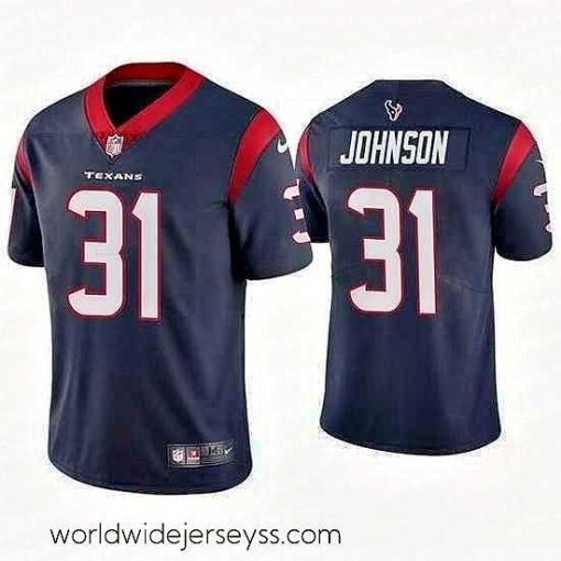 Exceptionally fashioned Nike Texans 31 David Johnson Navy Vapor Untouchable Limited Jersey