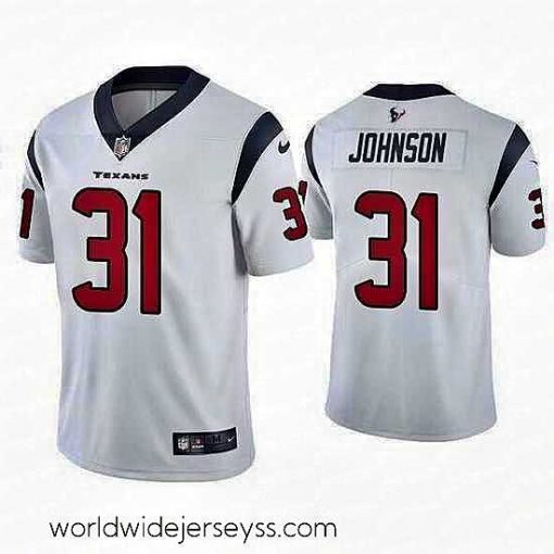 Exquisitely designed Nike Texans 31 David Johnson White Vapor Untouchable Limited Jersey