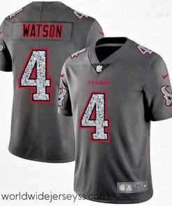 Marvelously styled Nike Texans 4 Deshaun Watson Gray Camo Vapor Untouchable Limited Jersey
