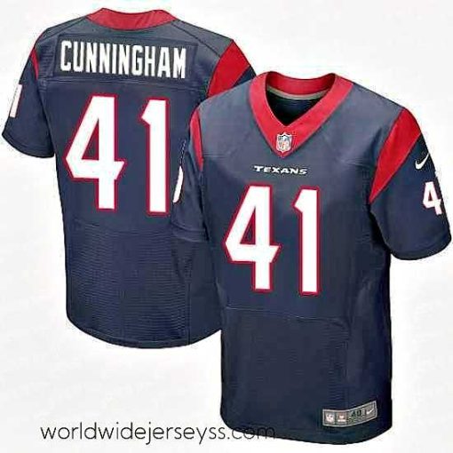 Finely crafted Nike Texans #41 Zach Cunningham Navy Blue Team Color Mens Stitched NFL Elite Jersey