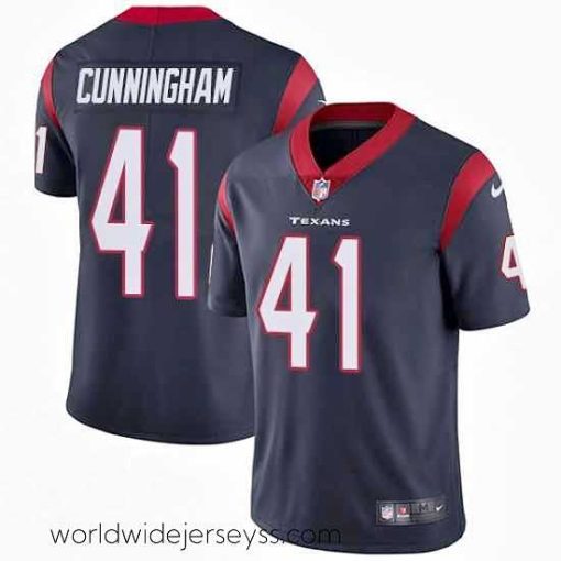 Superbly made Nike Texans #41 Zach Cunningham Navy Blue Team Color Mens Stitched NFL Vapor Untouchable Limited Jersey