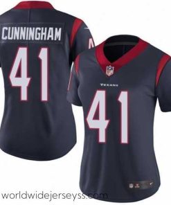 Exceptionally fashioned Nike Texans #41 Zach Cunningham Navy Blue Team Color Womens Stitched NFL Vapor Untouchable Limited Jersey