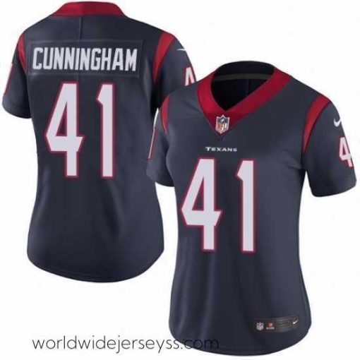Exceptionally fashioned Nike Texans #41 Zach Cunningham Navy Blue Team Color Womens Stitched NFL Vapor Untouchable Limited Jersey