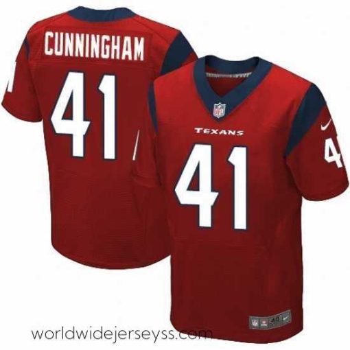 Exquisitely designed Nike Texans #41 Zach Cunningham Red Alternate Mens Stitched NFL Elite Jersey