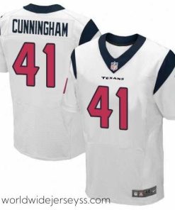 Superbly made Nike Texans #41 Zach Cunningham White Mens Stitched NFL Elite Jersey