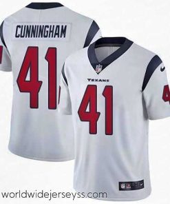 Marvelously styled Nike Texans #41 Zach Cunningham White Mens Stitched NFL Vapor Untouchable Limited Jersey