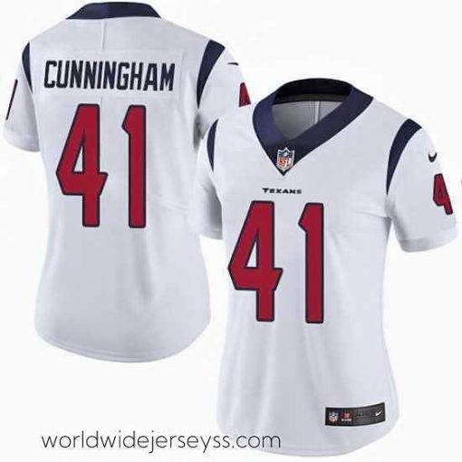 Finely crafted Nike Texans #41 Zach Cunningham White Womens Stitched NFL Vapor Untouchable Limited Jersey