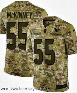 Superbly made Nike Texans #55 Benardrick McKinney Camo Mens Stitched NFL Limited 2018 Salute To Service Jersey