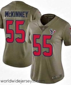 Exceptionally fashioned Nike Texans 55 Benardrick McKinney Olive Womens Stitched NFL Limited 2017 Salute to Service Jersey