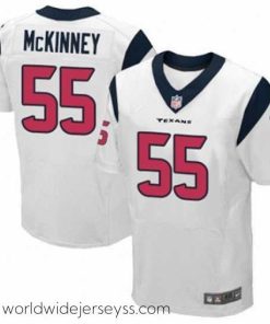 Finely crafted Nike Texans #55 Benardrick McKinney White Mens Stitched NFL Elite Jersey