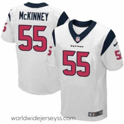 Finely crafted Nike Texans #55 Benardrick McKinney White Mens Stitched NFL Elite Jersey