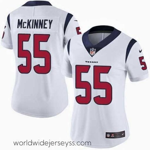 Exquisitely designed Nike Texans 55 Benardrick McKinney White Womens Stitched NFL Vapor Untouchable Limited Jersey