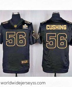 Exceptionally fashioned Nike Texans #56 Brian Cushing Black Mens Stitched NFL Elite Pro Line Gold Collection Jersey