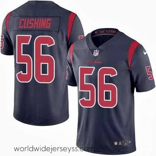 Exquisitely designed Nike Texans #56 Brian Cushing Navy Blue Mens Stitched NFL Limited Rush Jersey