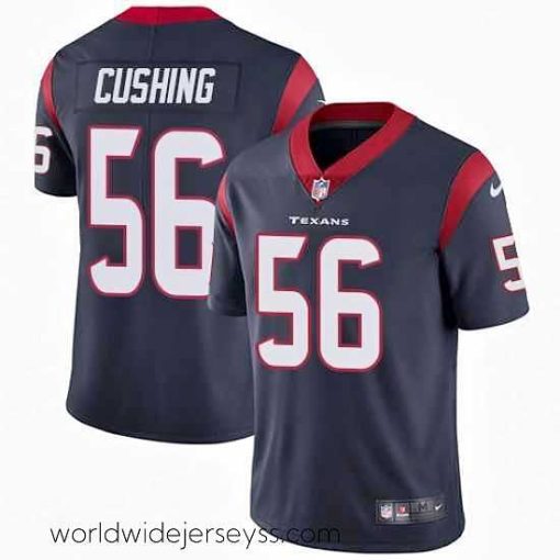 Finely crafted Nike Texans #56 Brian Cushing Navy Blue Team Color Mens Stitched NFL Vapor Untouchable Limited Jersey