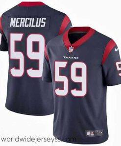 Exquisitely designed Nike Texans #59 Whitney Mercilus Navy Blue Team Color Mens Stitched NFL Vapor Untouchable Limited Jersey