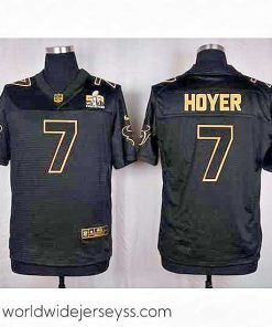 Exceptionally fashioned Nike Texans #7 Brian Hoyer Black Mens Stitched NFL Elite Pro Line Gold Collection Jersey