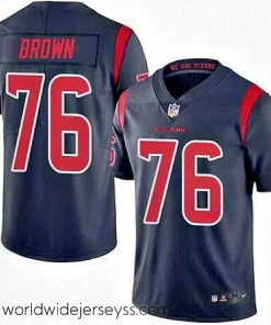Exceptionally fashioned Nike Texans #76 Duane Brown Navy Blue Mens Stitched NFL Limited Rush Jersey