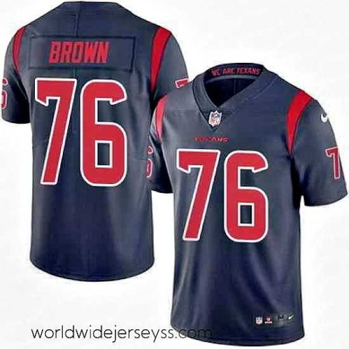 Exceptionally fashioned Nike Texans #76 Duane Brown Navy Blue Mens Stitched NFL Limited Rush Jersey